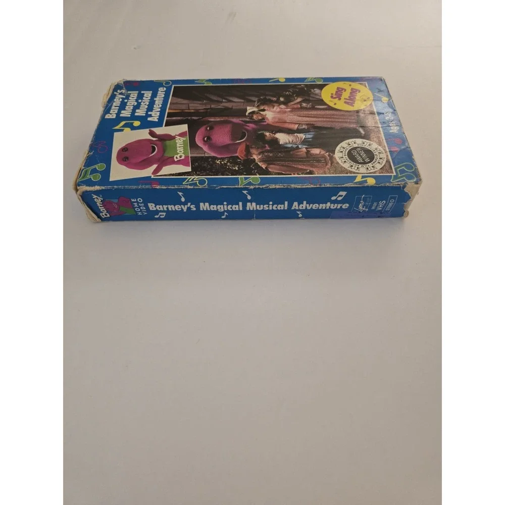 Vintage 1992 Barney's Magical Musical Adventure VHS Tape Sing Along  Lyons Kids
